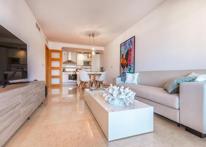 アパート Encantador En Marbella, Bonita Terraza Y Vista Al Mar マルベーリャ