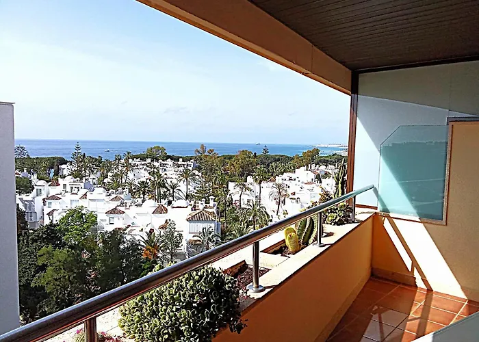 Encantador En Marbella, Bonita Terraza Y Vista Al Mar Lejlighed